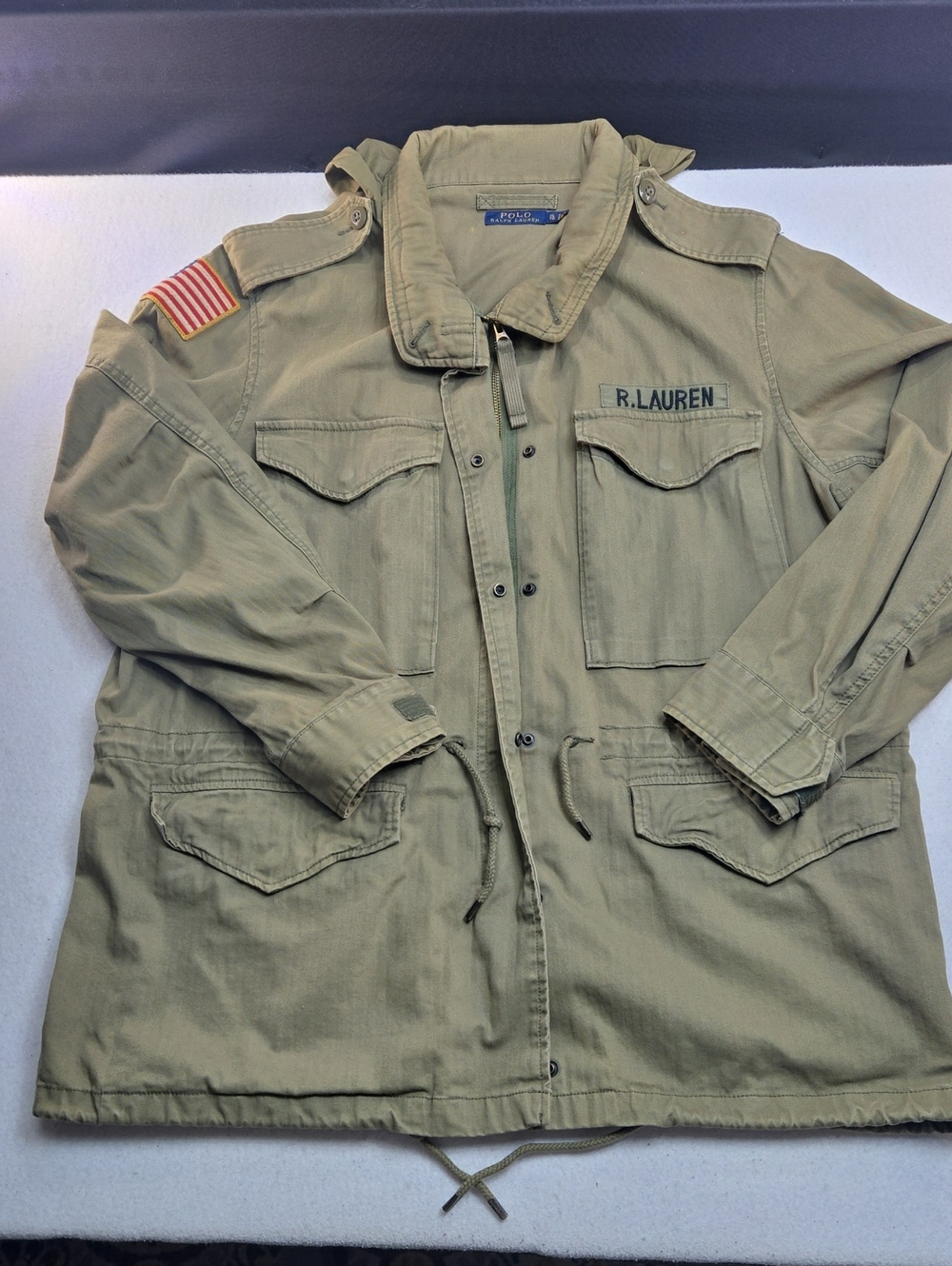 Polo Ralph Lauren M-65 Military Field Jacket with Stowable Hood